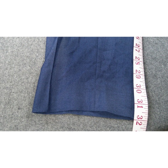 The Savile Row Company Brixton Blue Dress Pants Slacks 42x36 - Picture 4 of 8